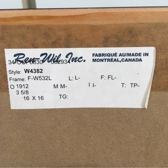 Boat enamel framed art 16x16 - Picture 3 of 4